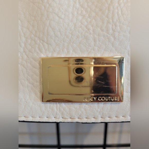 Juicy Couture Studded Moto Rocker Off White Crossbody Bag - Picture 5 of 10